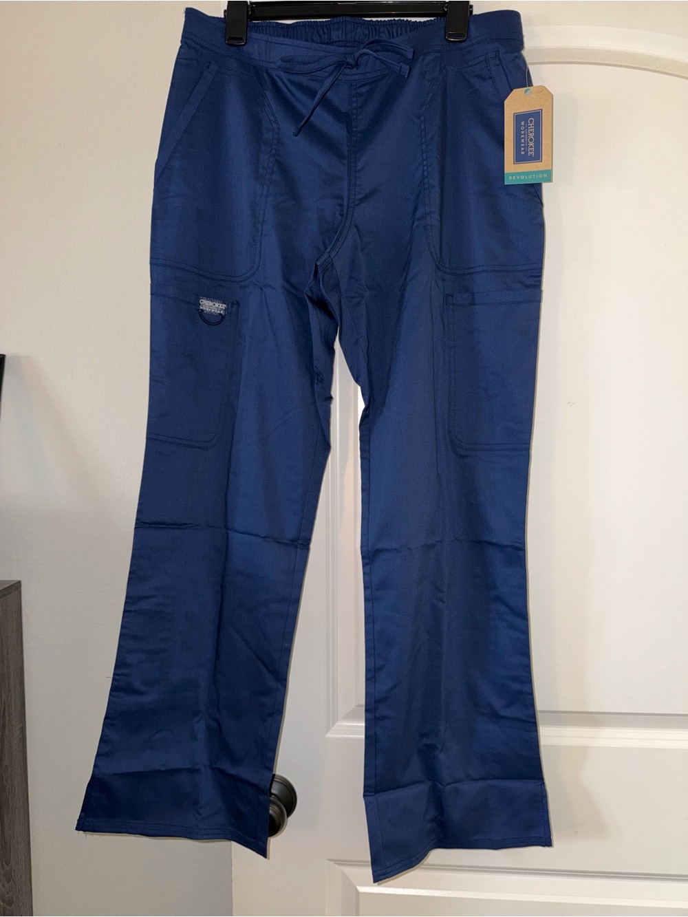 NWT Cherokee Modern Classic Navy Blue Women's Scrub Pants